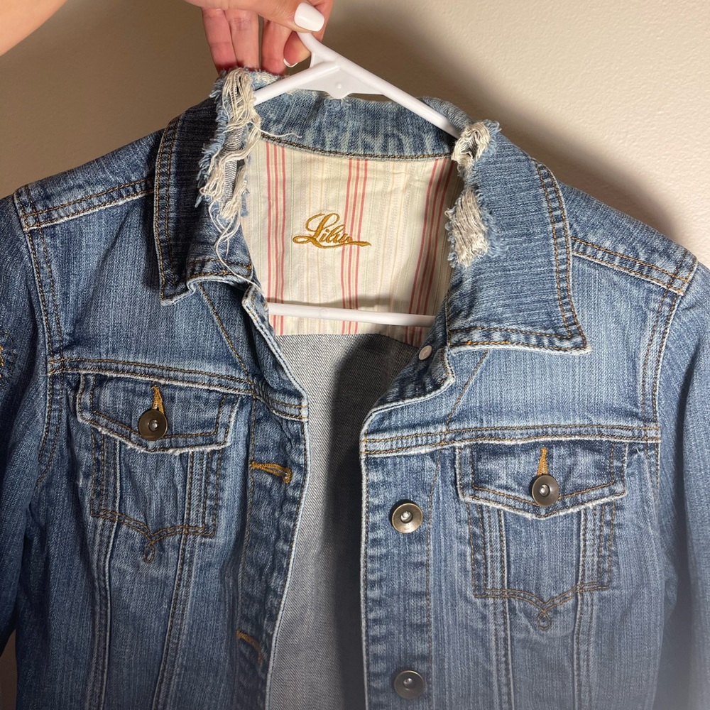 Distressed Denim Jacket